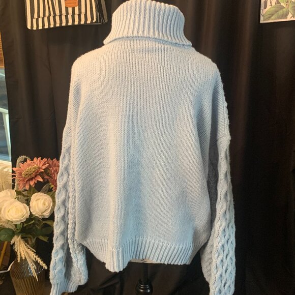 Woven Heart Sweater (NWT) XL - Picture 3 of 6